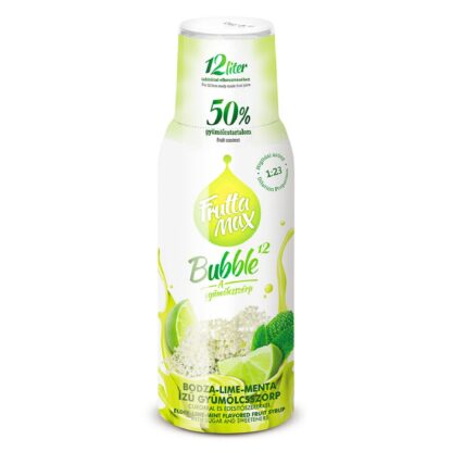 FruttaMax soda příchuť Bezinka-Limetka-Máta 500ml
